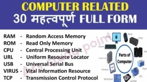 Important Computer Related Full Form