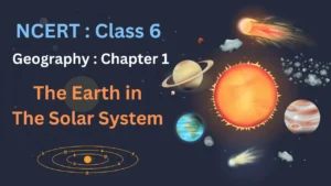 The earth in the solar system